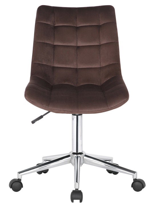 Silla de oficina Medford terciopelo, marrón