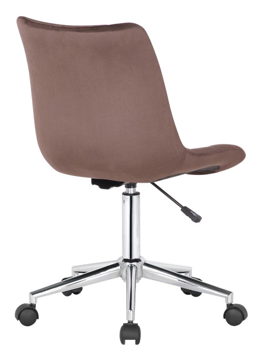 Silla de oficina Medford terciopelo, marrón