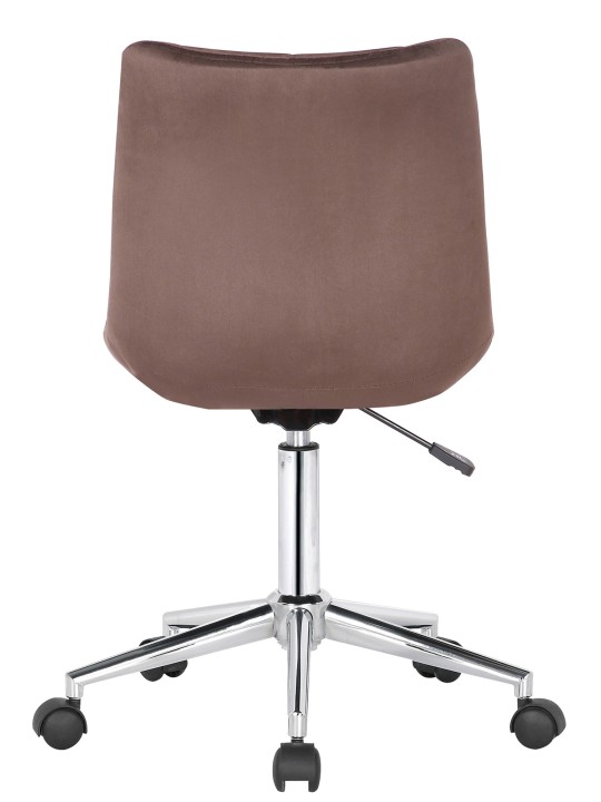 Silla de oficina Medford terciopelo, marrón
