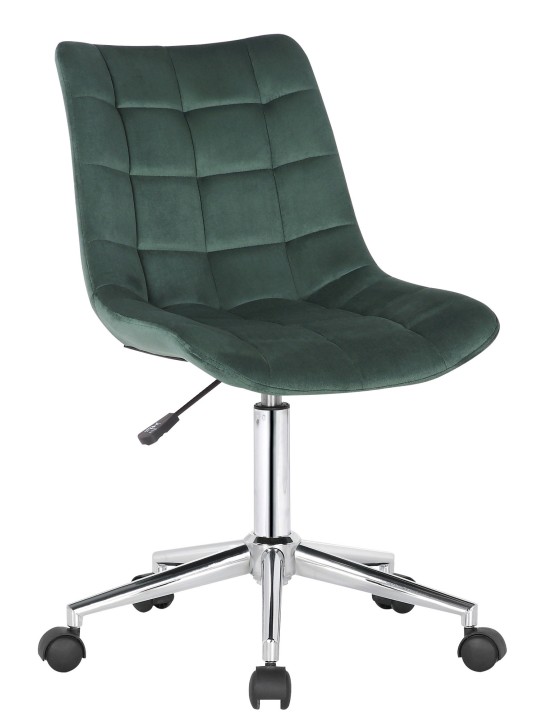 Silla de oficina Medford terciopelo, verde