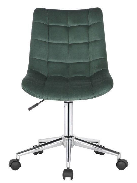 Silla de oficina Medford terciopelo, verde