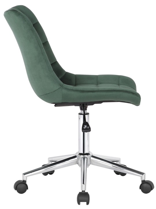 Silla de oficina Medford terciopelo, verde
