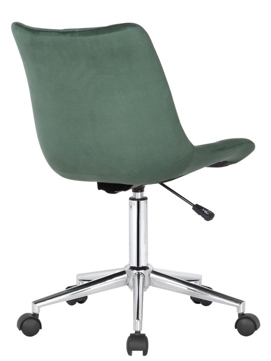 Silla de oficina Medford terciopelo, verde