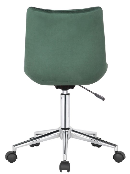 Silla de oficina Medford terciopelo, verde