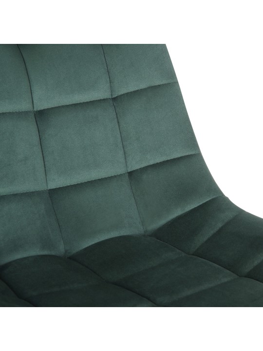 Silla de oficina Medford terciopelo, verde