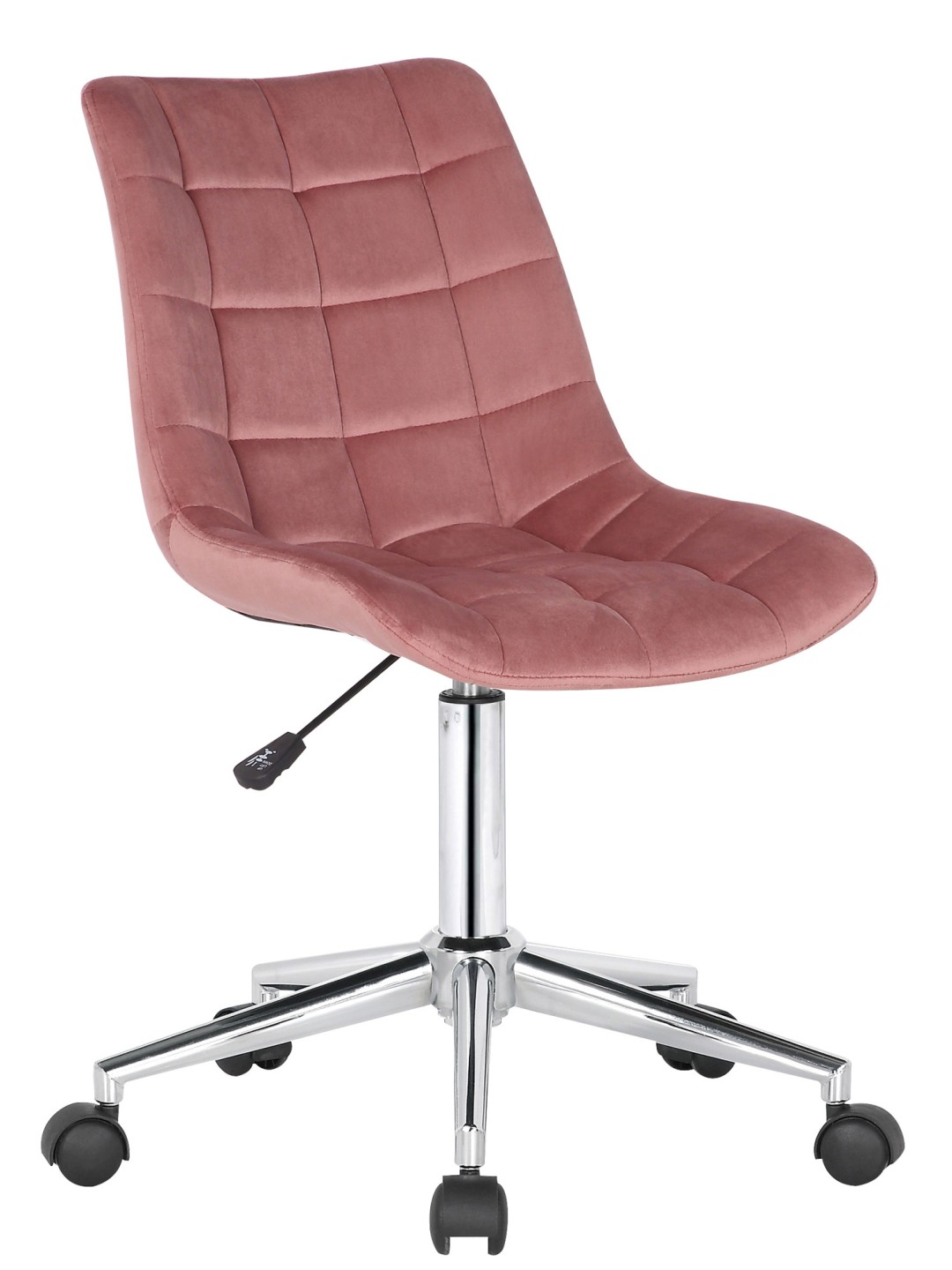 Silla de oficina Medford terciopelo, rosa