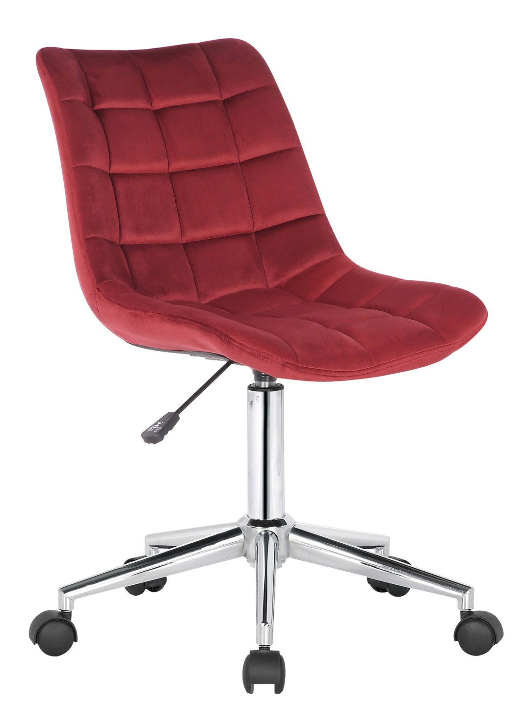 Silla de oficina Medford terciopelo, rojo
