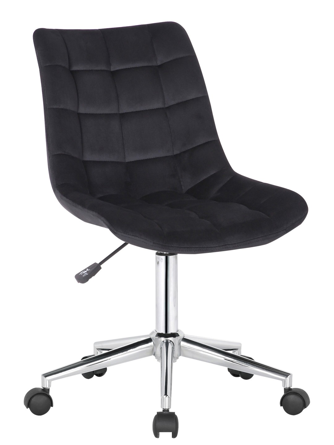 Silla de oficina Medford terciopelo, negro