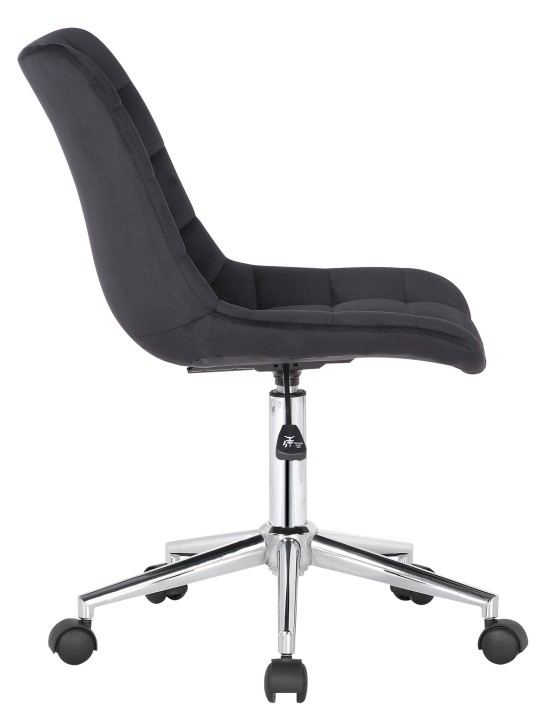 Silla de oficina Medford terciopelo, negro