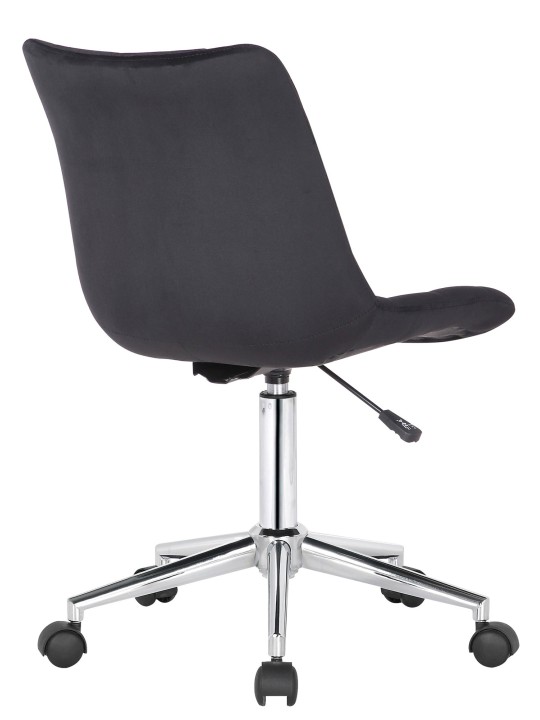 Silla de oficina Medford terciopelo, negro