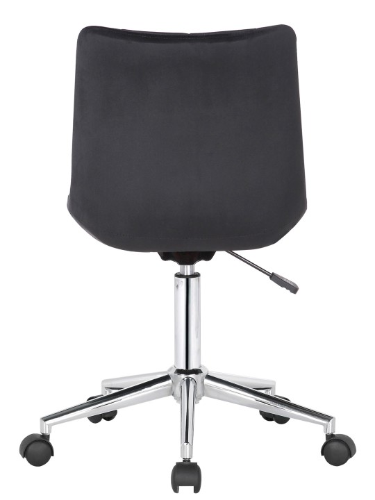 Silla de oficina Medford terciopelo, negro