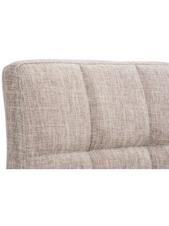 Juego de 2 taburetes de bar Perú FABRIC C, crema