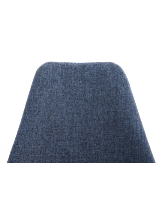 Silla Pegleg tela Cuadrada natura, azul