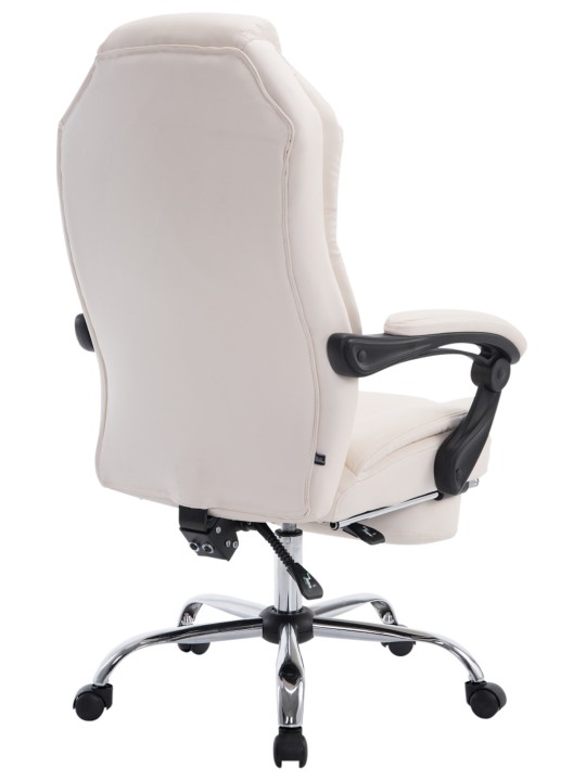Silla de oficina Castillo, crema