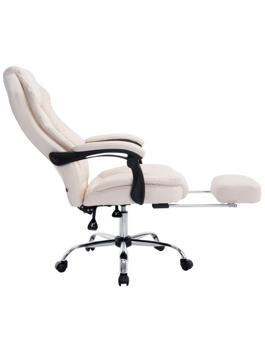 Silla de oficina Castillo, crema