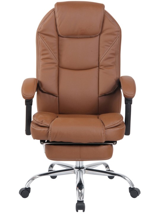 Silla de oficina Castillo, marrón claro