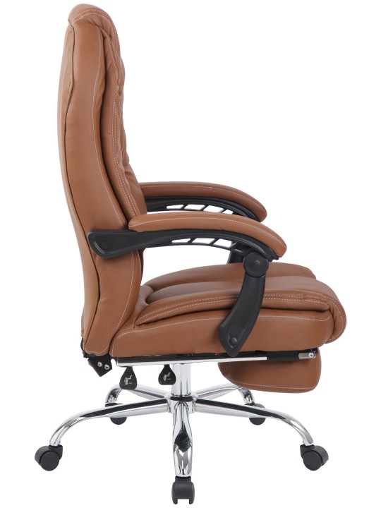 Silla de oficina Castillo, marrón claro