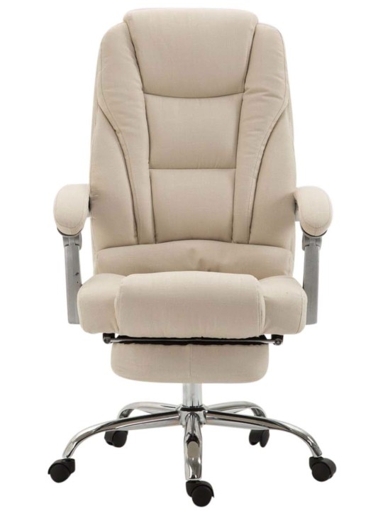 Silla de oficina Pacific tela, crema