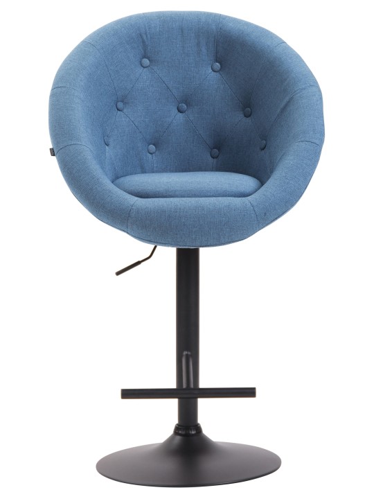 Taburete de bar London V2 tela, azul