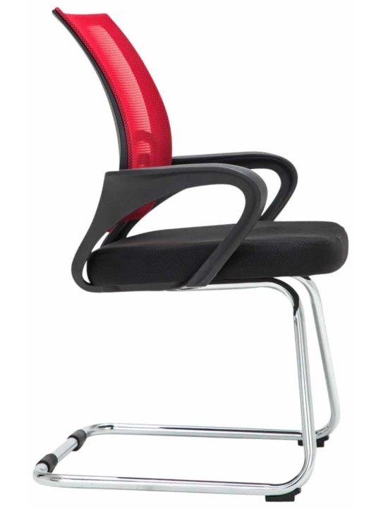 Juego de 2 sillas de visita Eureka, rojo Juego de 2 sillas de visita Eureka, rojo