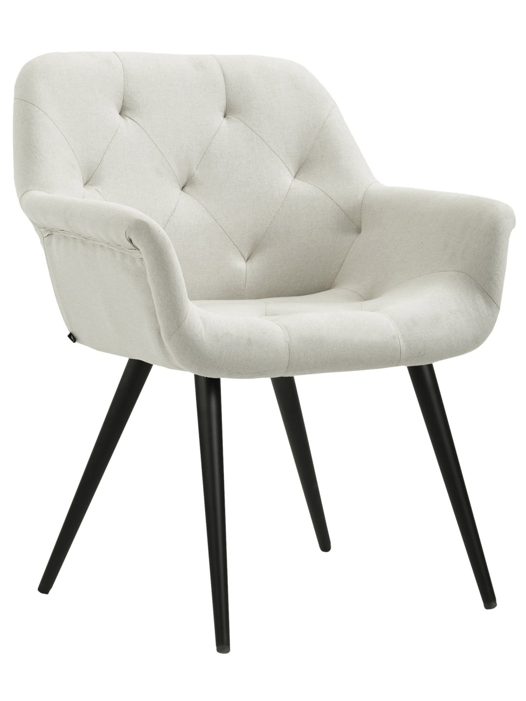 Silla de comedor tela Langford, beige