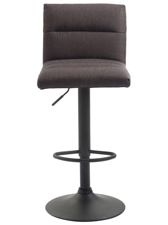 Taburete de bar Limerick tela, gris oscuro