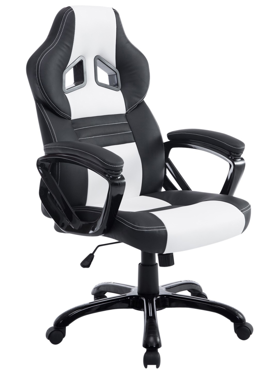 Silla de oficina Pedro, negro/blanco