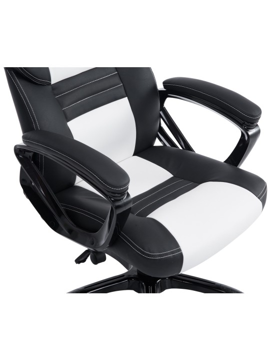 Silla de oficina Pedro, negro/blanco