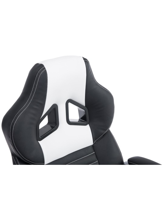 Silla de oficina Pedro, negro/blanco