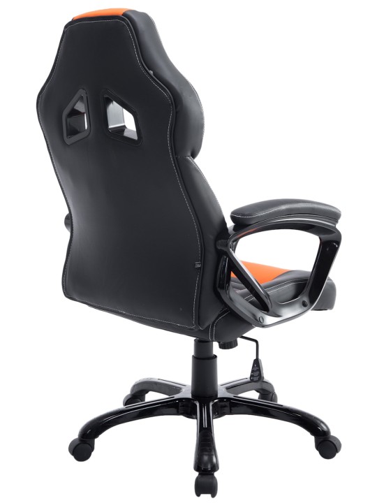 Silla de oficina Pedro, negro/naranja
