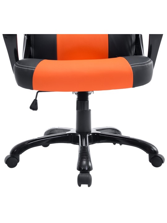 Silla de oficina Pedro, negro/naranja