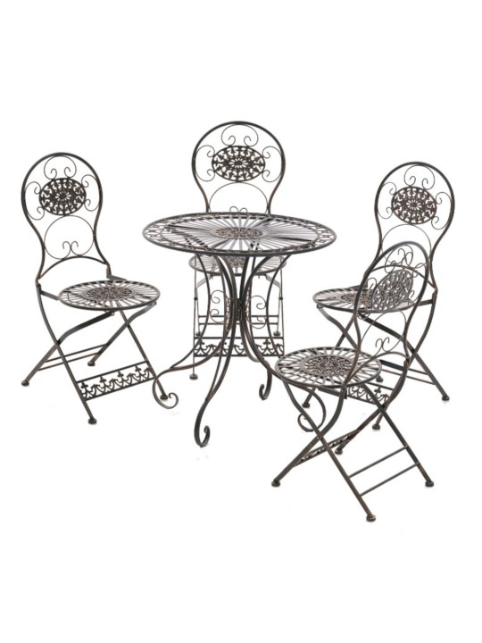 Conjunto de 2 sillas Mani, bronce Conjunto de 2 sillas Mani, bronce