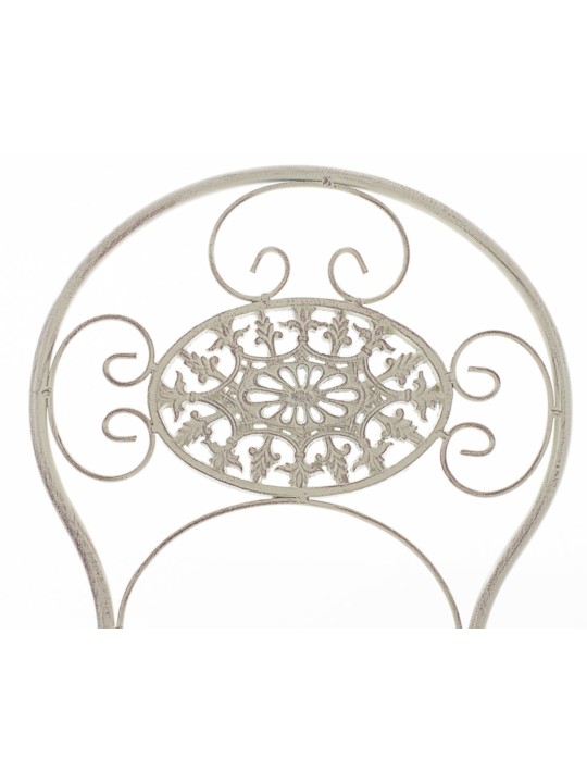 Conjunto de 2 sillas Mani, crema antiguo