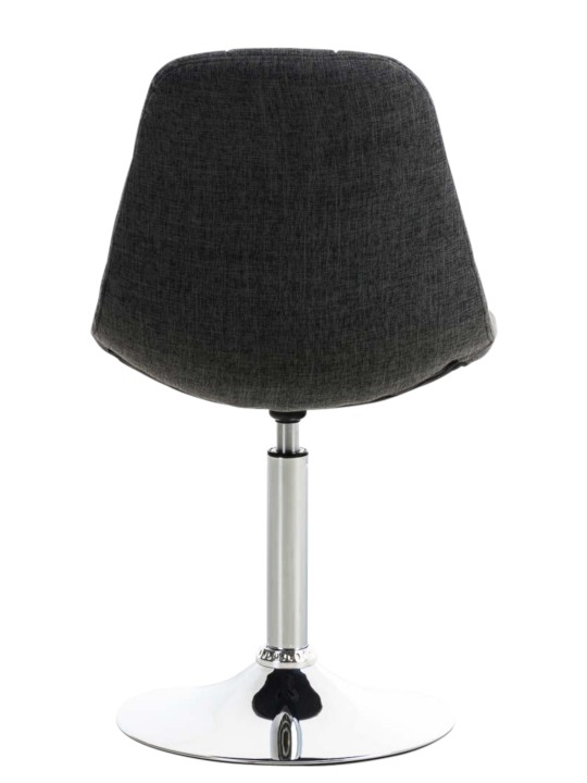 Conjunto de 2 sillas tela Emil, gris oscuro