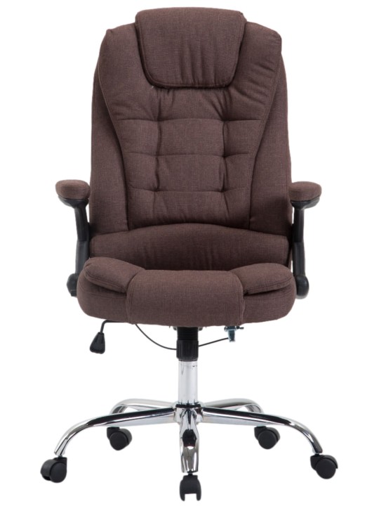 Silla de oficina Thor tela, marrón