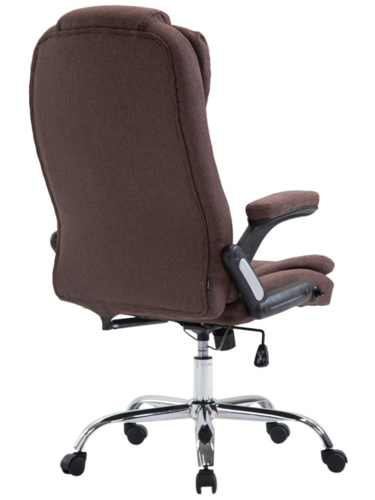 Silla de oficina Thor tela, marrón