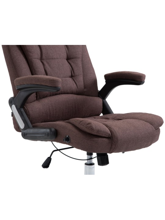 Silla de oficina Thor tela, marrón