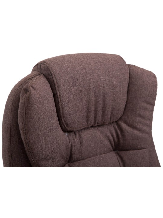 Silla de oficina Thor tela, marrón