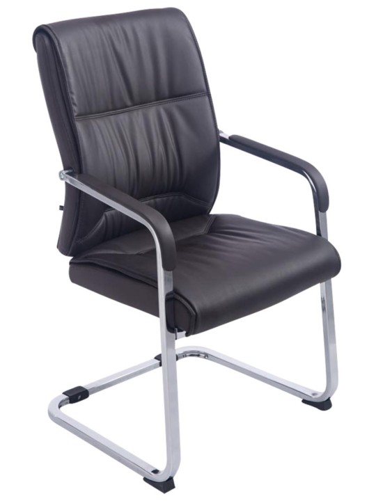 Conjunto de 2 sillas voladizas XL Anubis, marrón Conjunto de 2 sillas voladizas XL Anubis, marrón