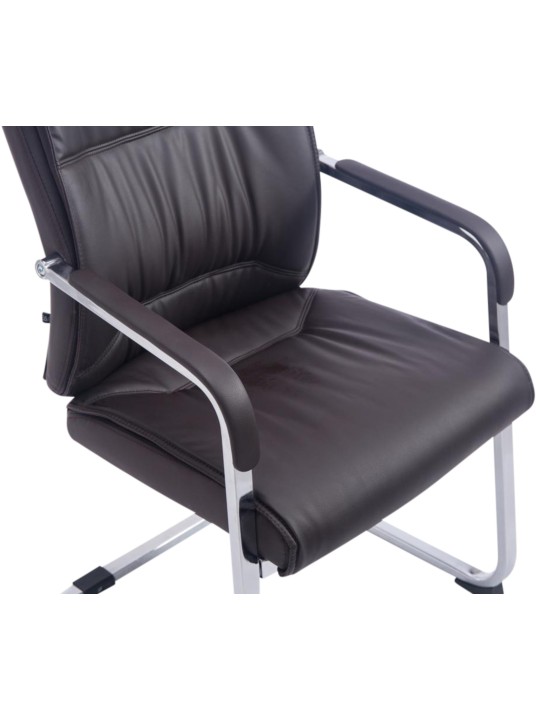 Conjunto de 2 sillas voladizas XL Anubis, marrón Conjunto de 2 sillas voladizas XL Anubis, marrón