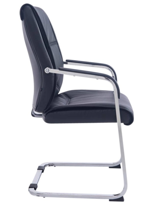 Conjunto de 2 sillas voladizas XL Anubis, negro