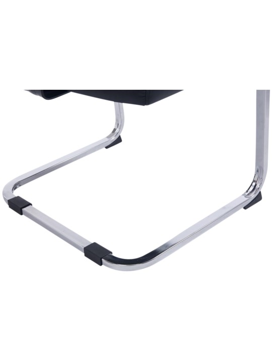 Conjunto de 2 sillas voladizas XL Anubis, negro