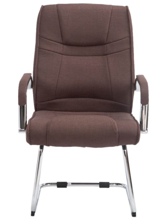 Conjunto de 2 sillas tela Atila, marrón Conjunto de 2 sillas tela Atila, marrón