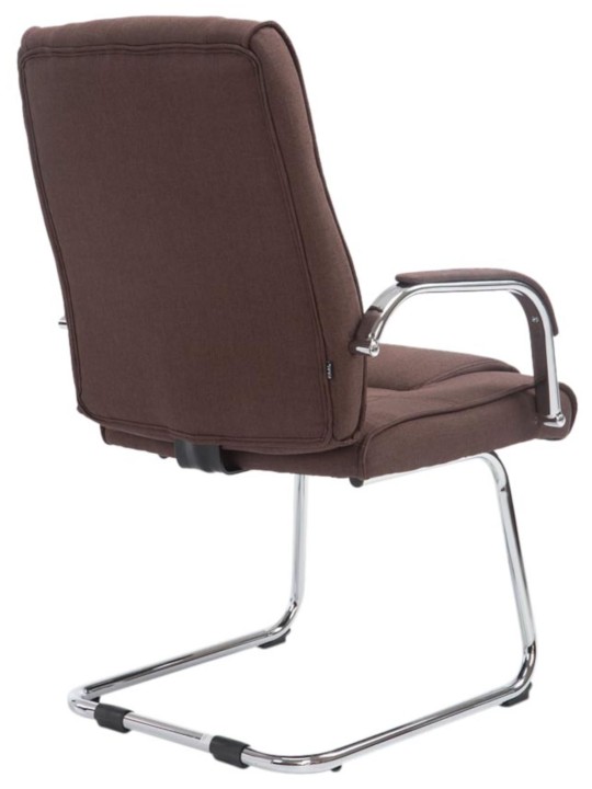 Conjunto de 2 sillas tela Atila, marrón Conjunto de 2 sillas tela Atila, marrón