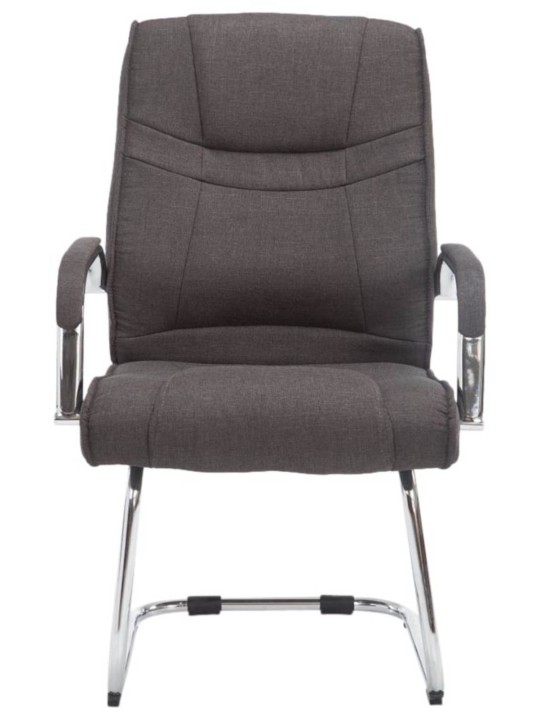 Conjunto de 2 sillas tela Atila, gris oscuro Conjunto de 2 sillas tela Atila, gris oscuro