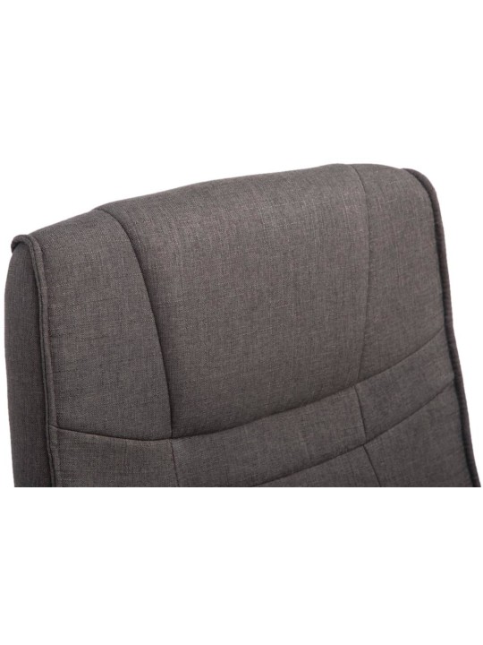 Conjunto de 2 sillas tela Atila, gris oscuro Conjunto de 2 sillas tela Atila, gris oscuro