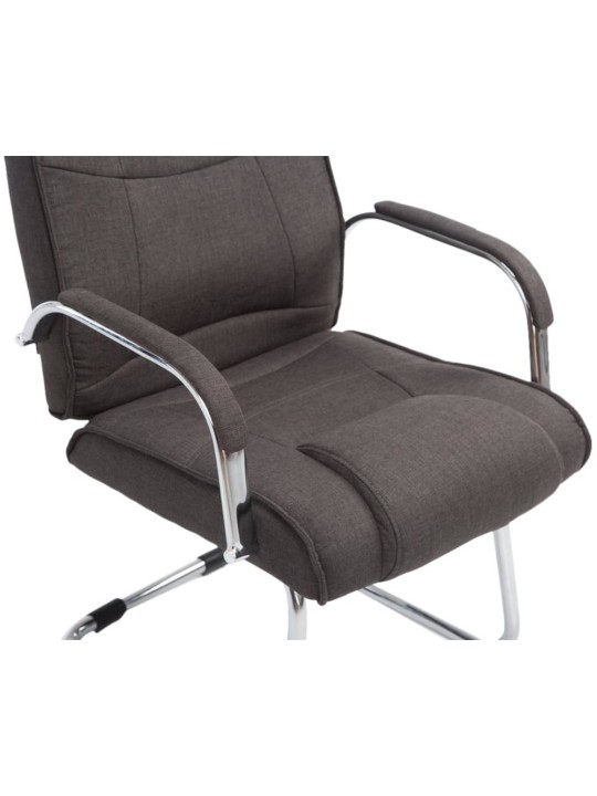 Conjunto de 2 sillas tela Atila, gris oscuro Conjunto de 2 sillas tela Atila, gris oscuro