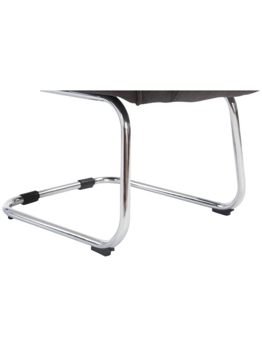 Conjunto de 2 sillas tela Atila, gris oscuro Conjunto de 2 sillas tela Atila, gris oscuro