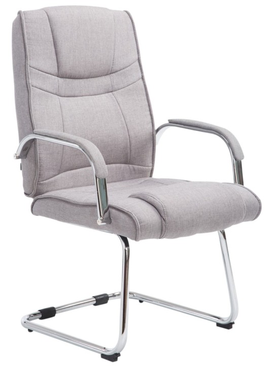 Conjunto de 2 sillas tela Atila, gris Conjunto de 2 sillas tela Atila, gris