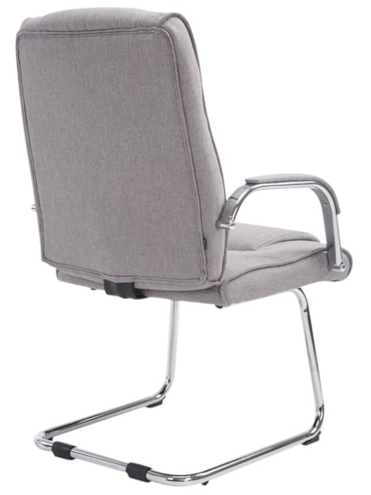 Conjunto de 2 sillas tela Atila, gris Conjunto de 2 sillas tela Atila, gris